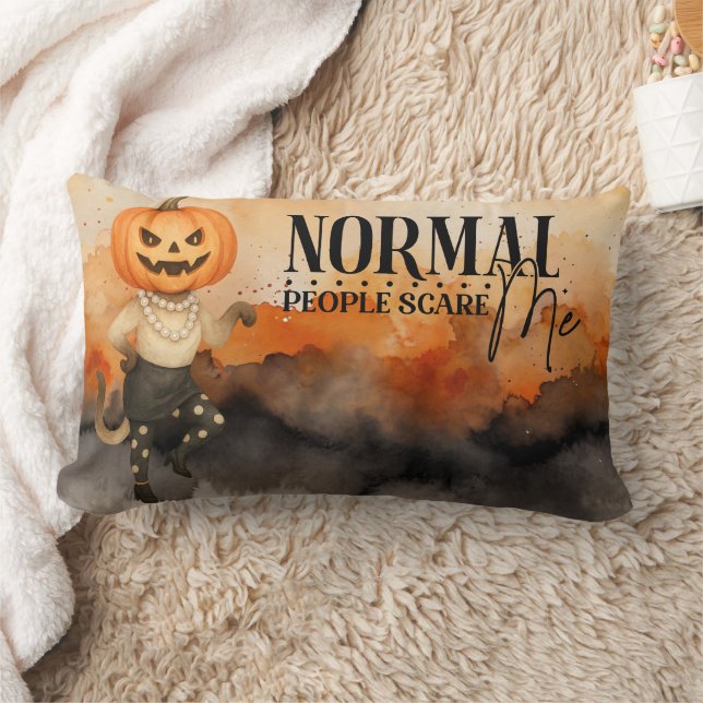 Pumpkin Siamese Katze für Katzenliebhaber Hallowee Lendenkissen (Decke)