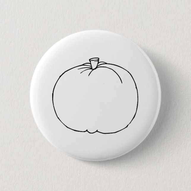 Pumpkin Sketch Button (Vorderseite)