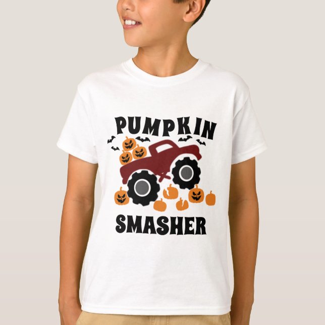 Pumpkin Smasher Halloween T-Shirt (Vorderseite)
