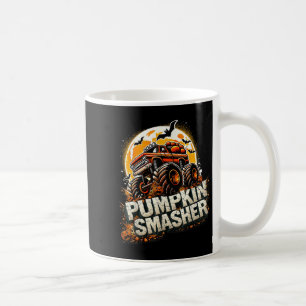 Pumpkin Smasher Monster Truck Halloween Mond Men B Kaffeetasse