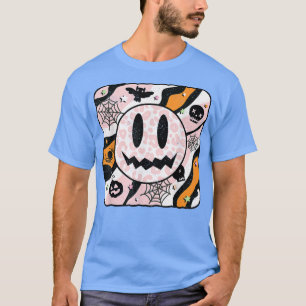 Pumpkin Smile Face Shirt Funny Halloween Kostüm T
