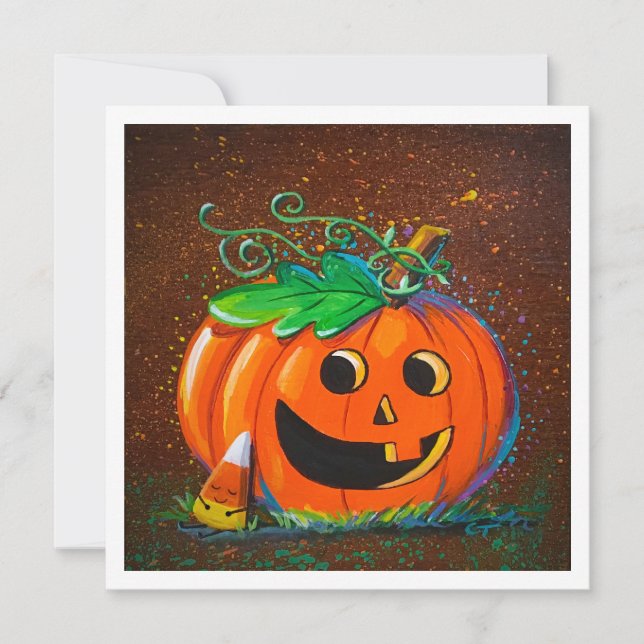 Pumpkin & Snooze - Mini Print (Vorderseite)