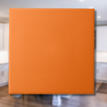 Pumpkin Solid Color | Classic | elegant Fliese<br><div class="desc">Pumpkin Solid Color | Classic | elegant | Trendy | Stilvoll | Geschenk</div>