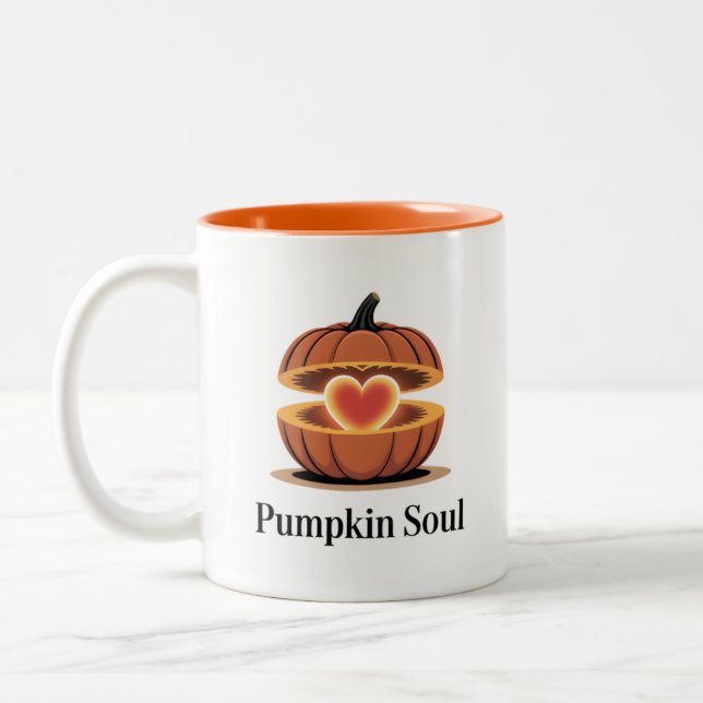 Pumpkin Soul Autumn Coffee Mug (Gauche)