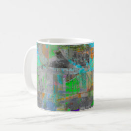"Pumpkin Spice Abstract" abstrakte Kunst Kaffeetas Kaffeetasse