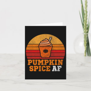 Pumpkin Spice af Fun Men Husnd Apparel Halloween G Karte