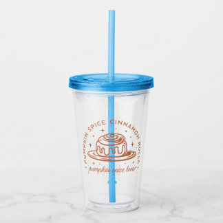 Pumpkin Spice Cinnamon Rolls Acryltrinkbecher