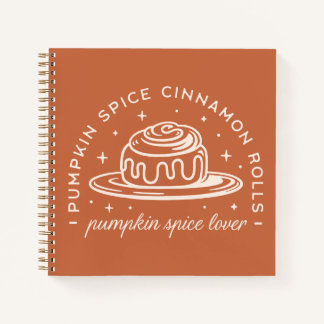 Pumpkin Spice Cinnamon Rolls Notizbuch