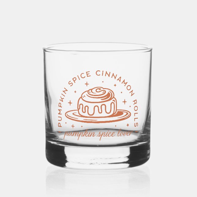 Pumpkin Spice Cinnamon Rolls Whiskyglas (Vorderseite)