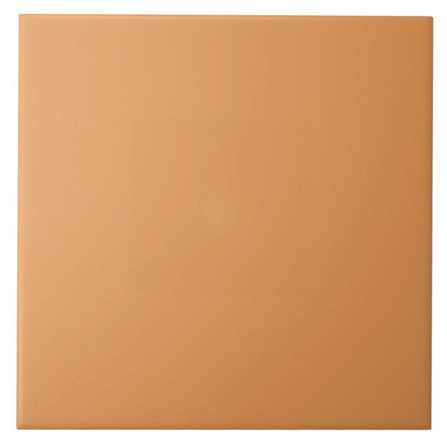 Pumpkin Spice Color | #E69855  Fliese (Vorderseite)