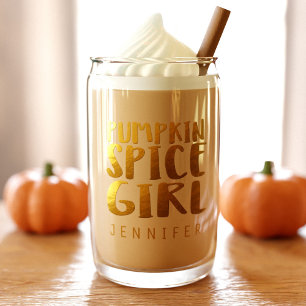 Pumpkin Spice Girl Individuelle Name kann Glass Dosenglas