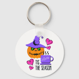 Pumpkin Spice Halloween Keychain - Double-Sided Schlüsselanhänger