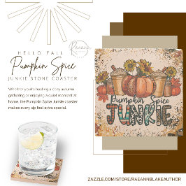 Pumpkin Spice Junkie Stone Untersetzer