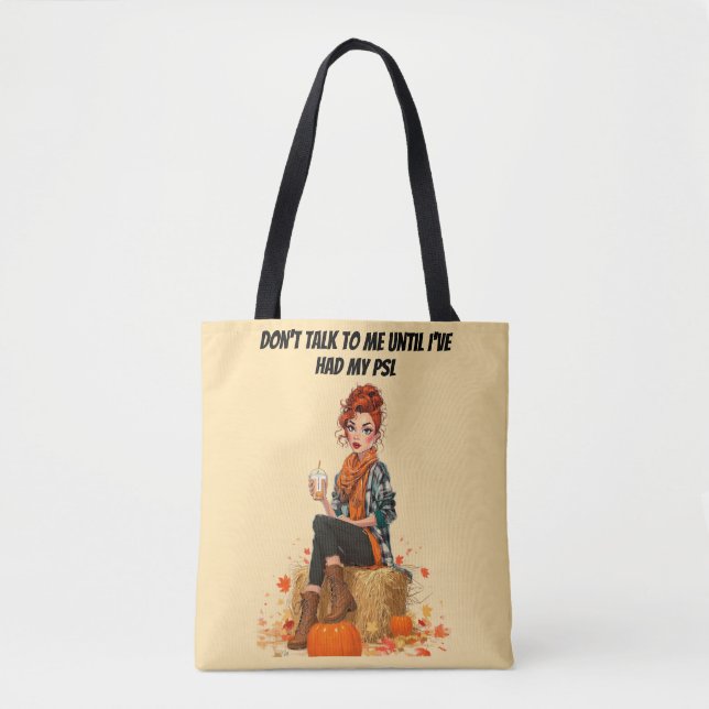 Pumpkin Spice Latte - Frau Sass Tasche (Vorderseite)