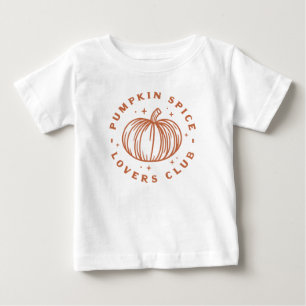 Pumpkin Spice Lovers Club Baby T-shirt