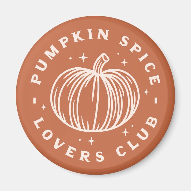Pumpkin Spice Lovers Club Magnet (Vorne)