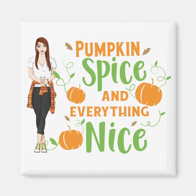 Pumpkin Spice Magnet (Vorne)