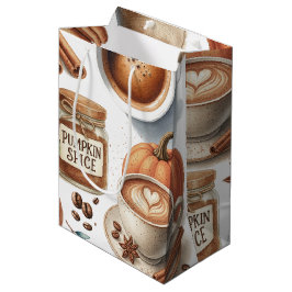 Pumpkin Spice Medium Gift Bag Mittlere Geschenktüte