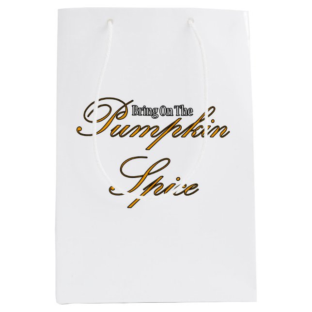 Pumpkin Spice Mittlere Geschenktüte (Vorderseite)