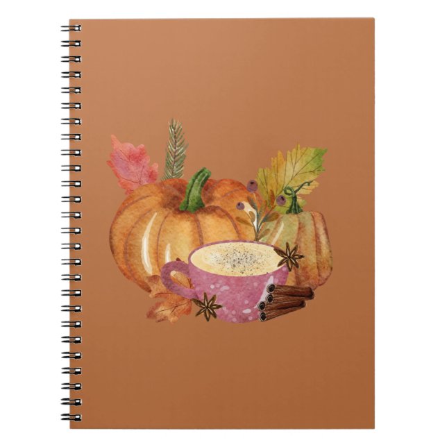 Pumpkin Spice Notizblock (Vorderseite)