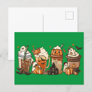 Pumpkin Spice Postkarte