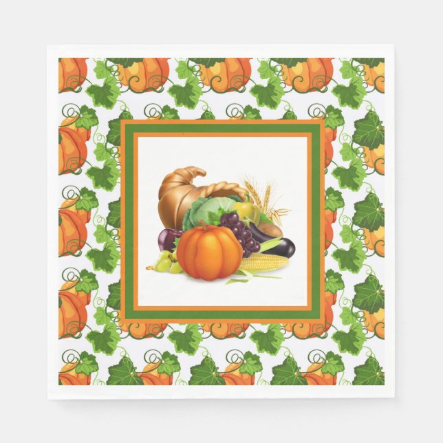 Pumpkin Spice Serviette (Vorderseite)