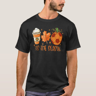 Pumpkin Spice Soccer Ball das ist die Jahreszeit f T-Shirt