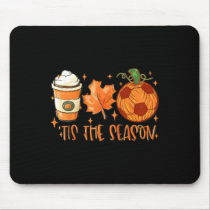Pumpkin Spice Soccer Byll Dies ist die Jahreszeit Mousepad