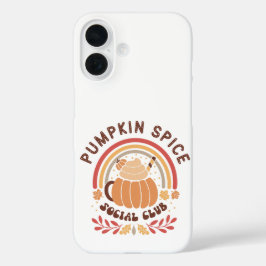 Pumpkin Spice Social Club – Cute Fall PSL iPhone 16 Hülle