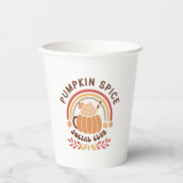 Pumpkin Spice Social Club – Süßer Herbst-PSL Pappbecher
