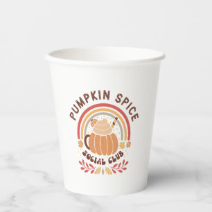 Pumpkin Spice Social Club – Süßer Herbst-PSL  Pappbecher