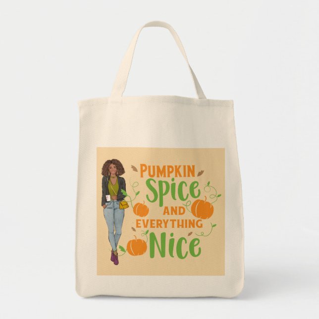 Pumpkin Spice Tote Bag Tragetasche (Vorne)