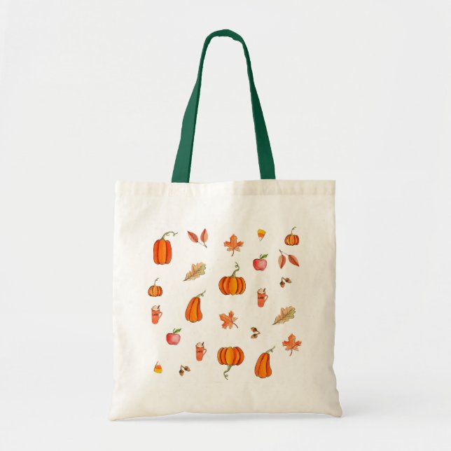 Pumpkin Spice Tote Bag Tragetasche (Vorne)