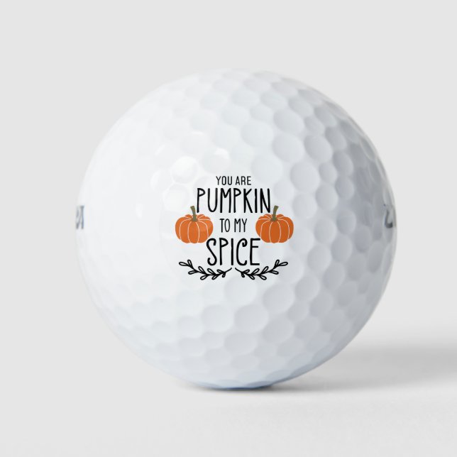 Pumpkin Spicee Golfball (Vorderseite)