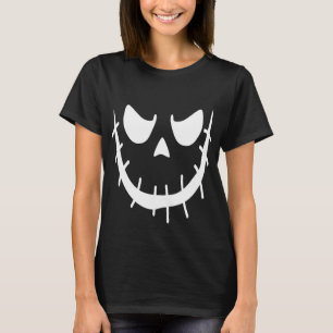Pumpkin Spooky Fun Creepy Kürbislaterne Gesicht T-Shirt