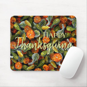 Pumpkin, Squash Autumn Harvest Mouse Pad Mousepad