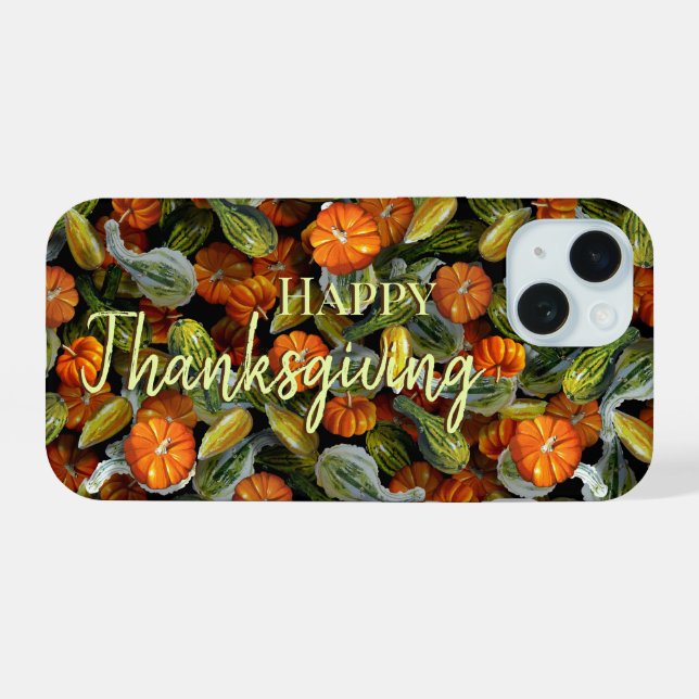 Pumpkin, Squash Autumn Harvest Phone Case iPhone 15 Hülle (Rückseite (Horizontal))