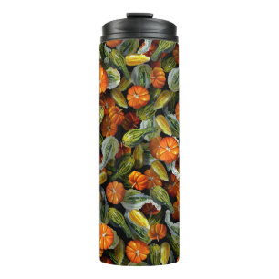Pumpkin, Squash Autumn Harvest Tumbler Thermosbecher