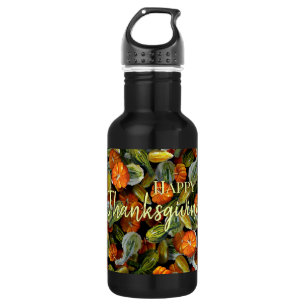 Pumpkin, Squash Autumn Harvest Wasserflasche