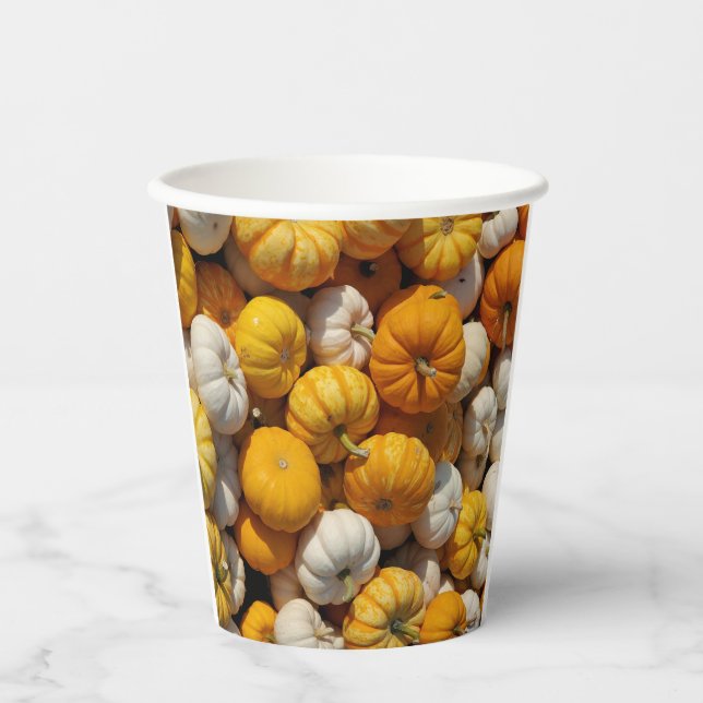 Pumpkin-Tasse Pappbecher (Vorderseite)