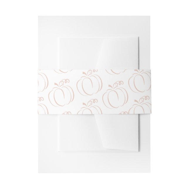Pumpkin Terracotta Bohemisch Earthy Baby Dusche Einladungsbanderole (Vorderseite Beispiel)