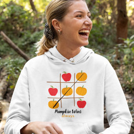 Pumpkin Tic-Tac-Toe Hoodie