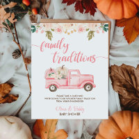 Pumpkin Truck Kinderdusche Traditionen Unterschrei