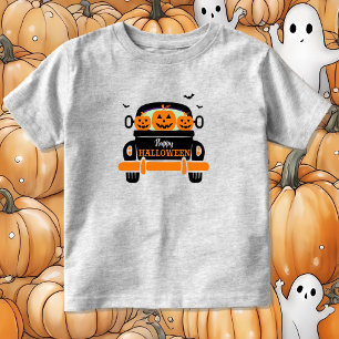 Pumpkin Truck Kleinkind-Kürbislaterne Kleinkind T-shirt