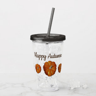 Pumpkin Tumbler Acryltrinkbecher