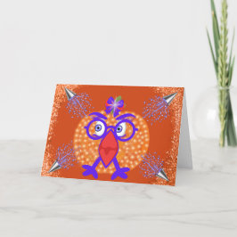 Pumpkin Turkey Greeting Card Karte