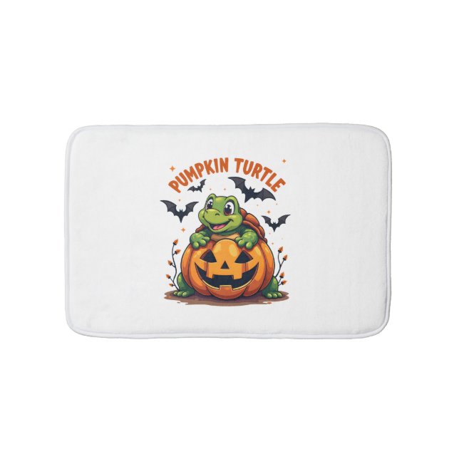 Pumpkin Turtle Badematte (Vorderseite)