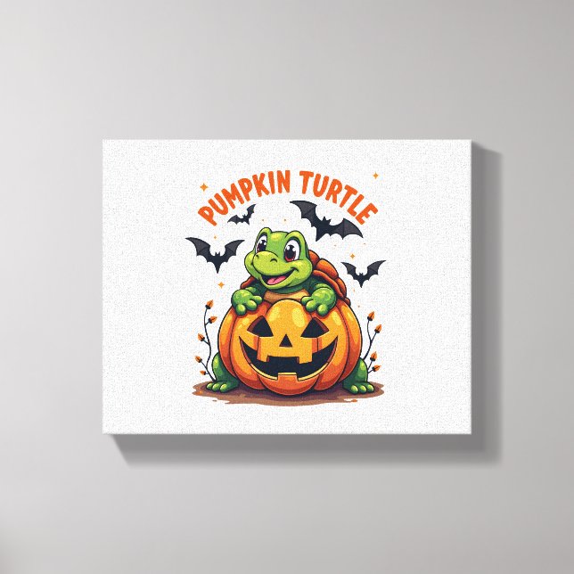 Pumpkin Turtle Leinwanddruck (Vorderseite)
