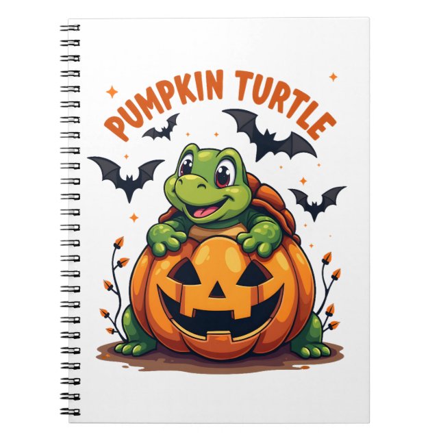 Pumpkin Turtle Notizblock (Vorderseite)