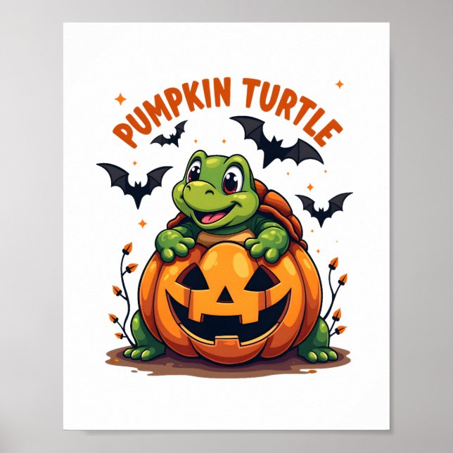 Pumpkin Turtle Poster (Vorne)